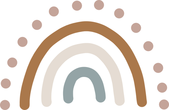 Boho Rainbow Illustration